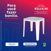 Mesa tambaú- Tramontina 